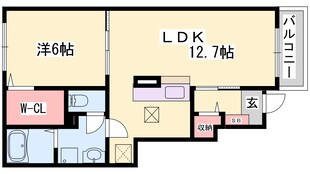 播磨高岡駅 徒歩23分 1階の物件間取画像